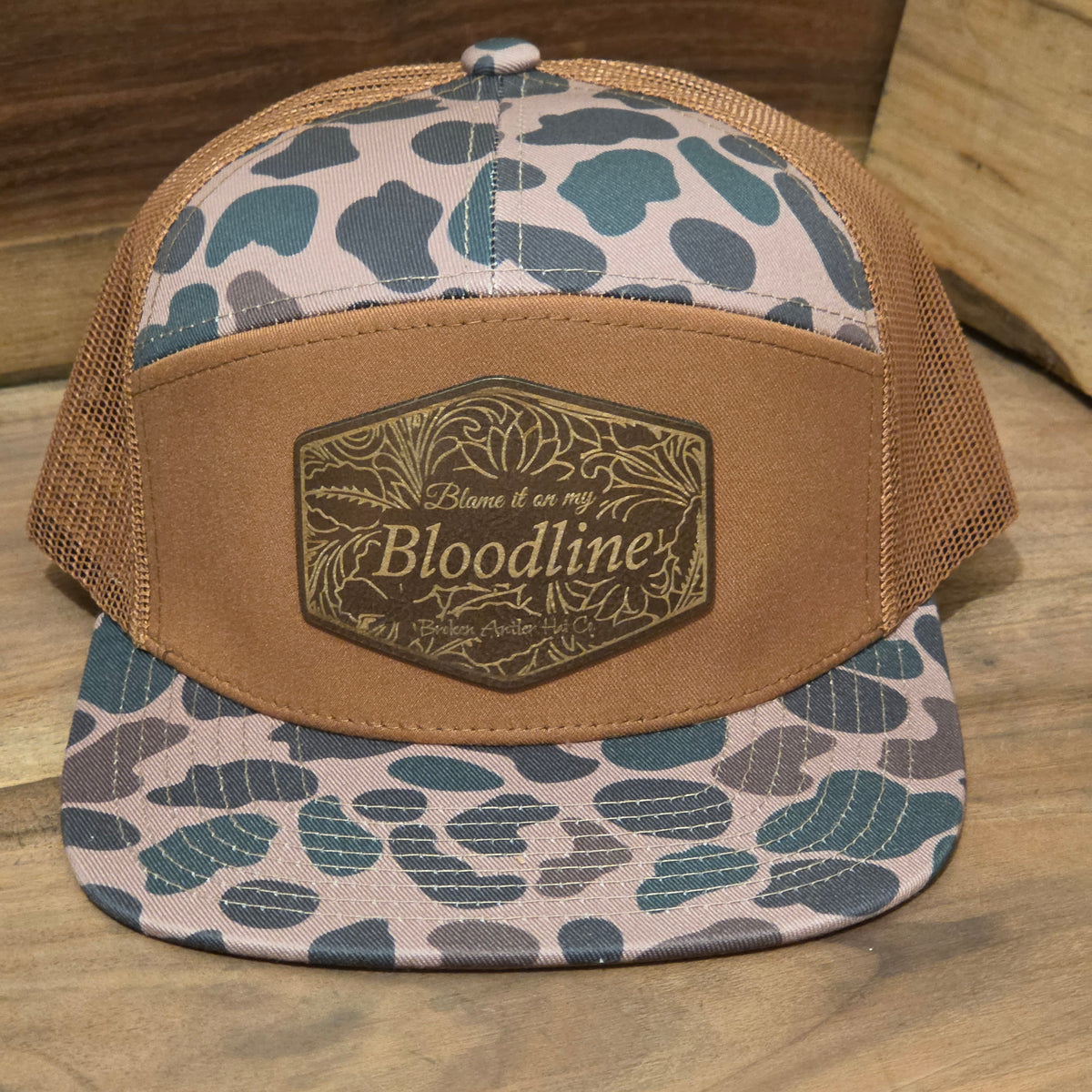 Broken Antler Hat Co- Blame It On My Bloodline Red Dirt Camo7/ Gold