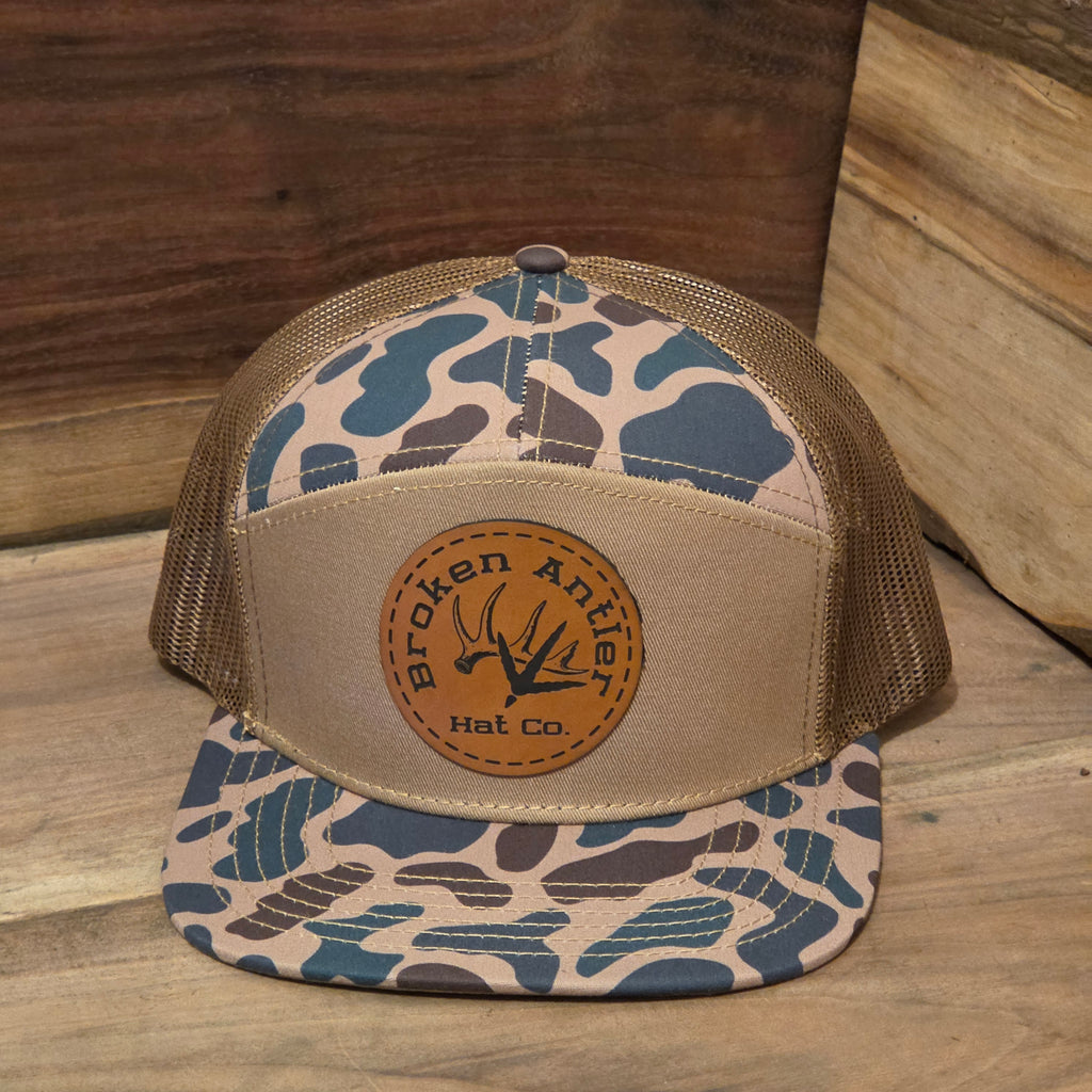 Broken Antler Hat Co- Antlers & Tracks - Old School Delta Camo