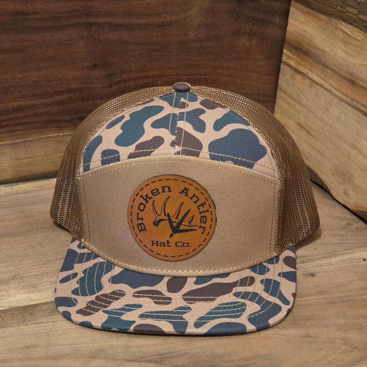 Broken Antler Hat Co- Antlers & Tracks - Old School Delta Camo