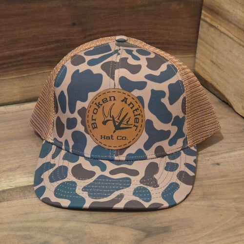 Broken Antler Hat Co- Antlers & Tracks - Old School Delta Camo
