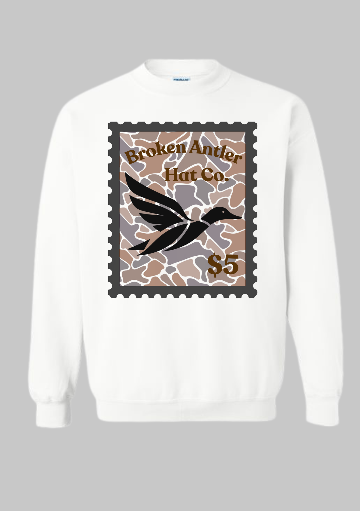 Broken Antler Hat Co.- The Duck Stamp Sweatshirt