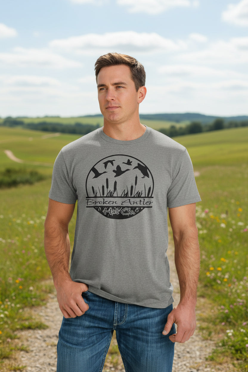 Broken Antler Hat Co.- The Cattails Shirts Front