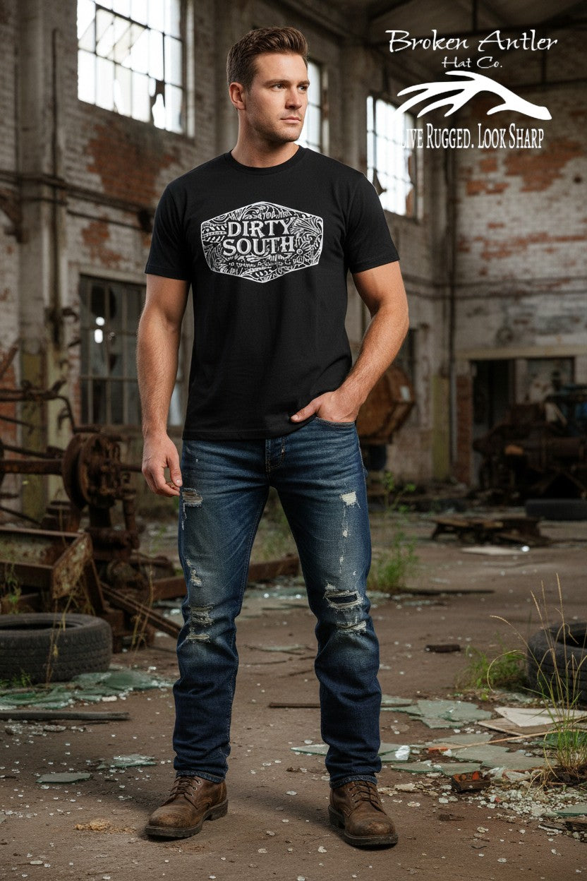 Broken Antler Hat Co.- Dirty South Shirt Front