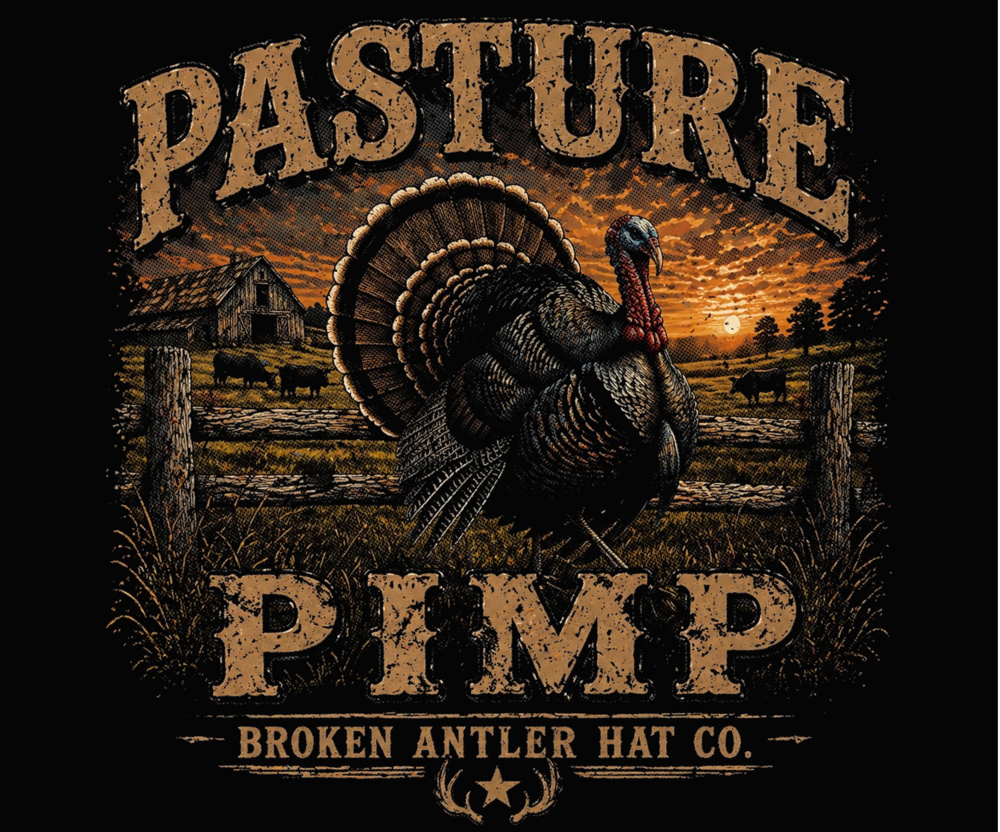 Broken Antler Hat Co.- Pasture Pimp Shirt