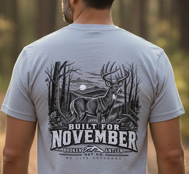 Broken Antler Hat Co - Built For November -Black & White