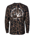 Broken Antler Hat Co.- Antler & Tracks Long Sleeve Shirt Old School Duck Camo