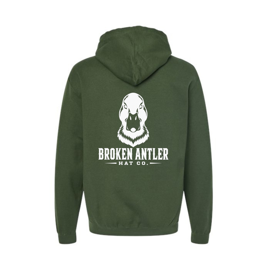 Broken Antler Hat Co.- Mad Duck Hooded Sweatshirt