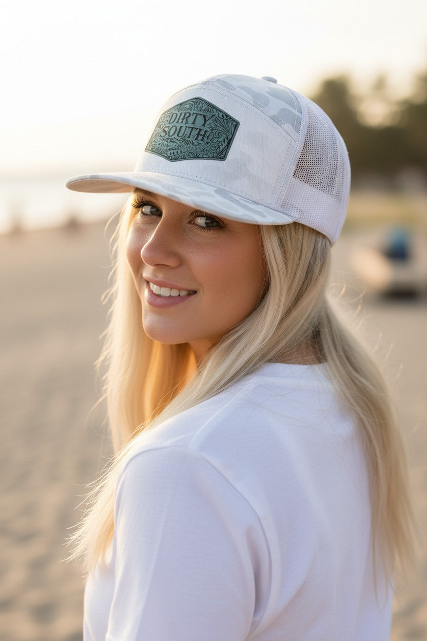 Broken Antler Hat Co- Dirty South Sneaux Como/Teal