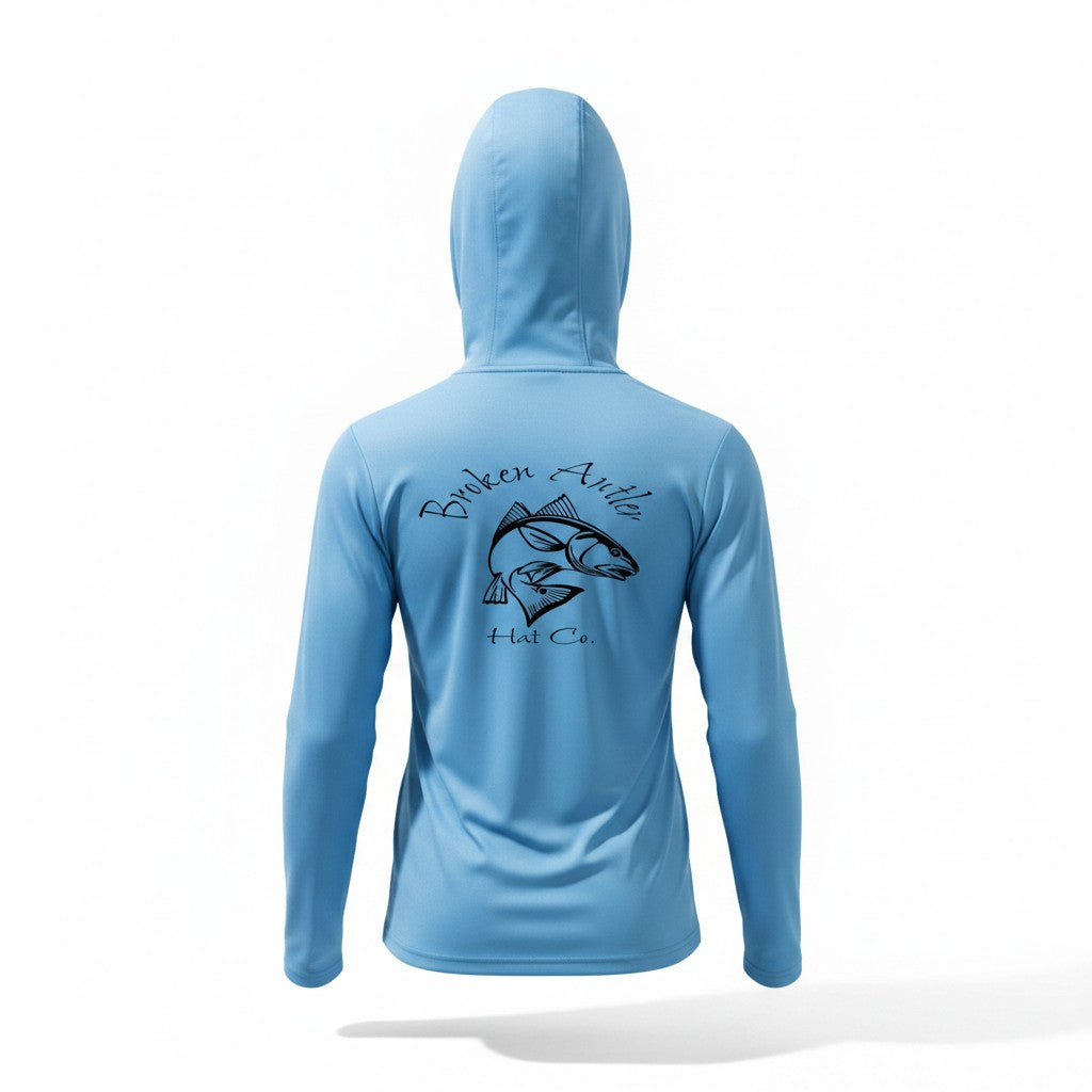 Broken Antler Hat Co.- The Redfish Performance Hooded Fishing Shirt