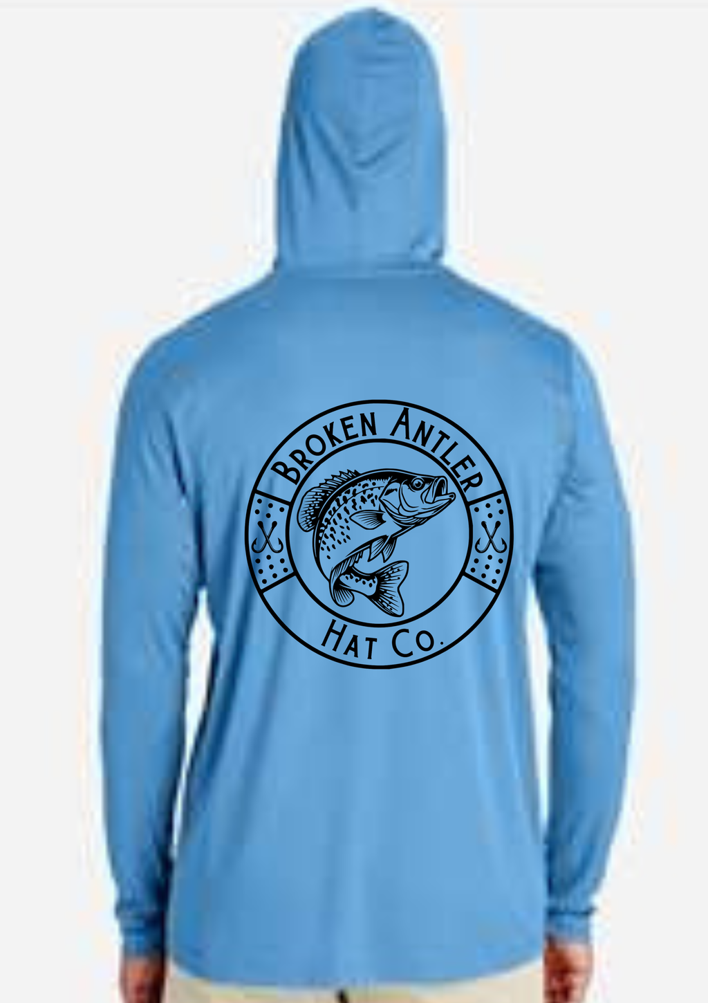 Broken Antler Hat Co.- Sac-A-Lait  Performance Hooded Fishing Shirt