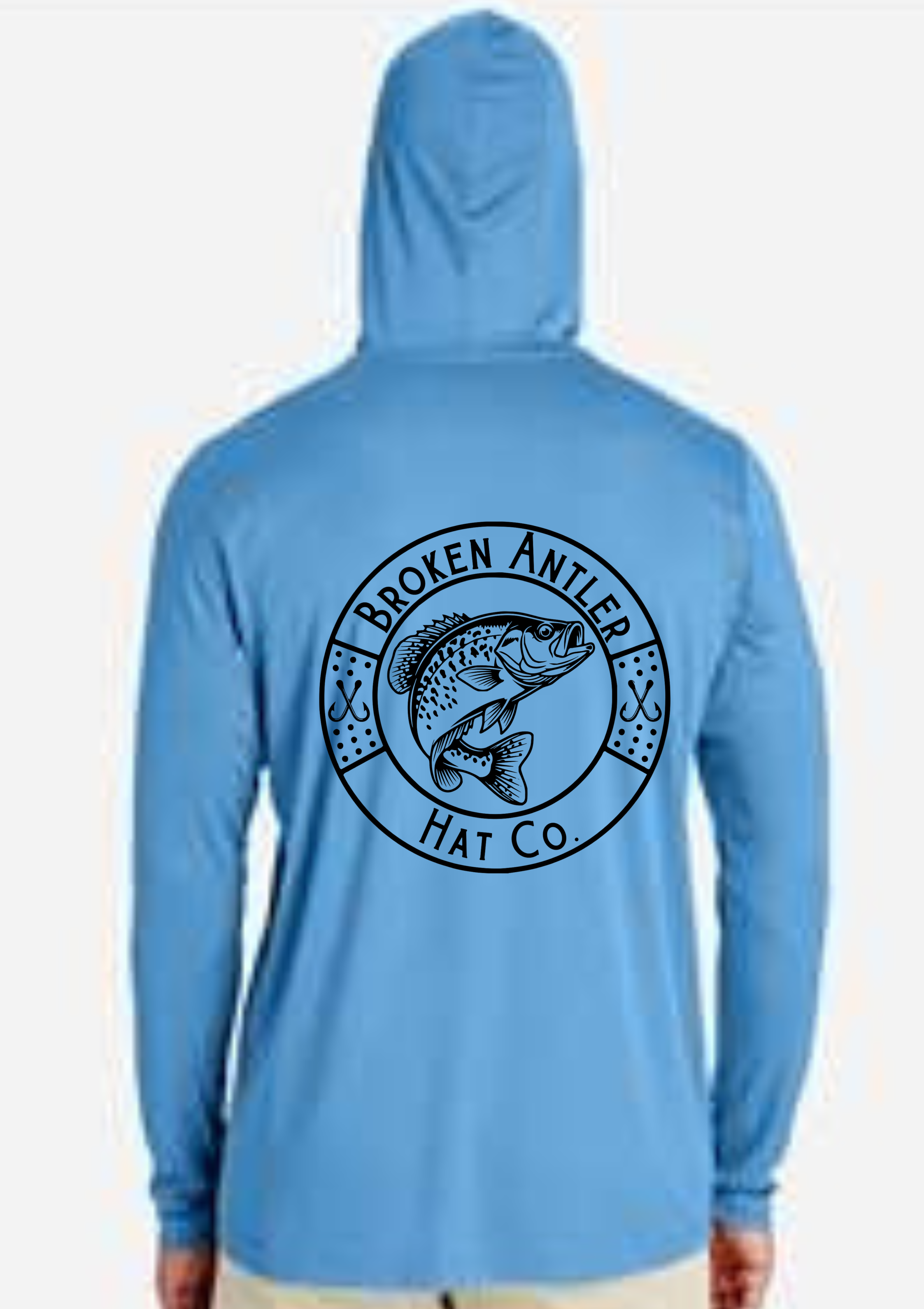 Broken Antler Hat Co.- Sac-A-Lait  Performance Hooded Fishing Shirt