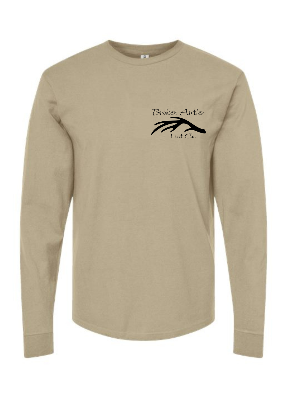 Broken Antler Hat Co.- Flag/Deer Skull Long Sleeve Shirt