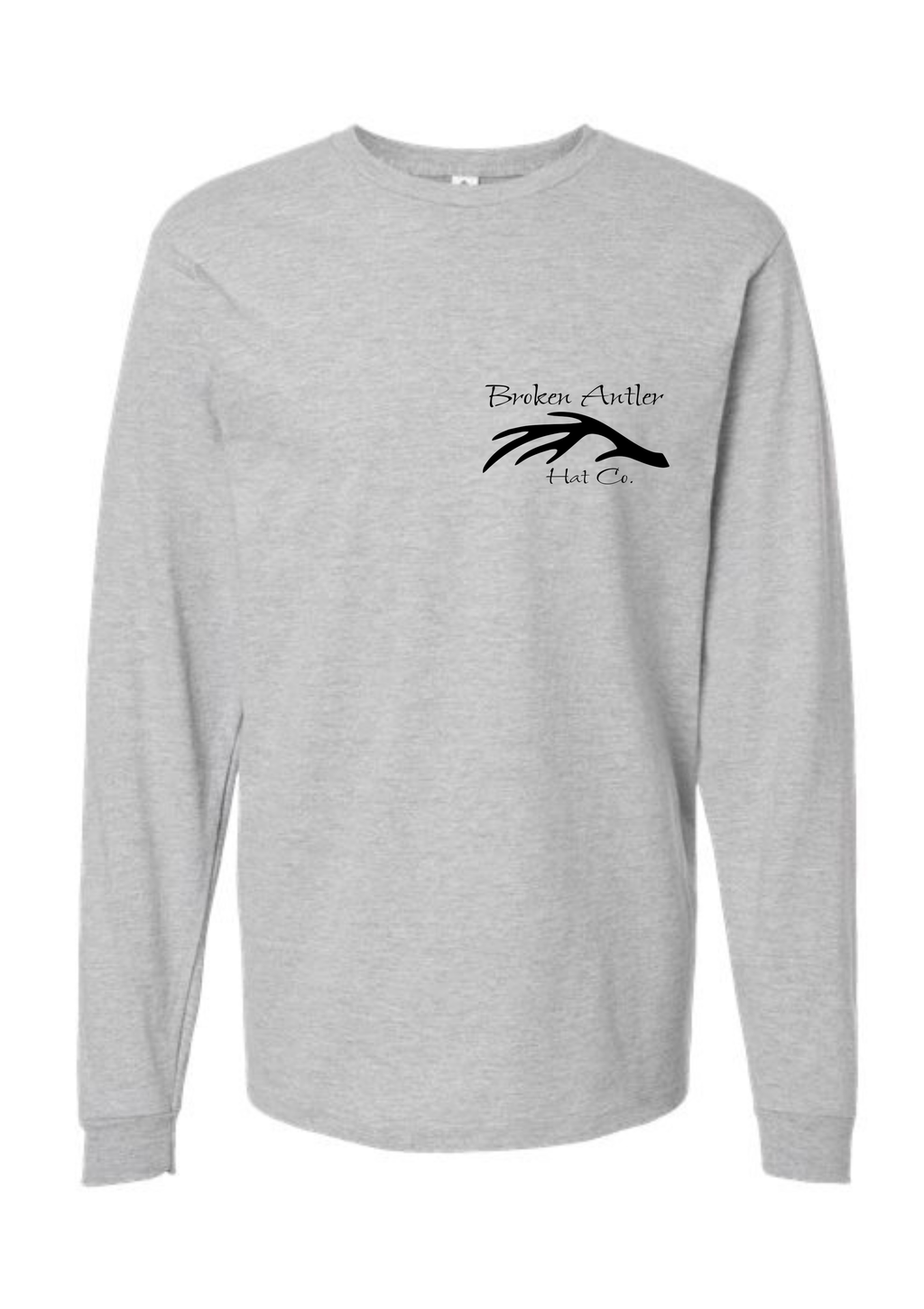 Broken Antler Hat Co - Built For November -Black & White Long Sleeve Shirt