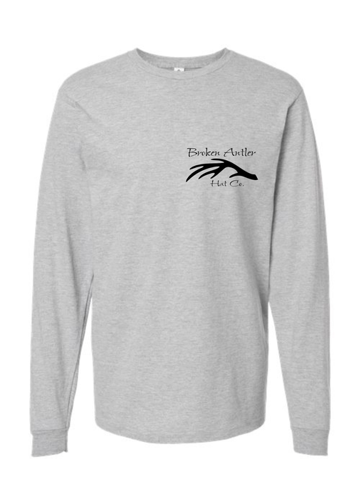 Broken Antler Hat Co - Built For November -Black & White Long Sleeve Shirt