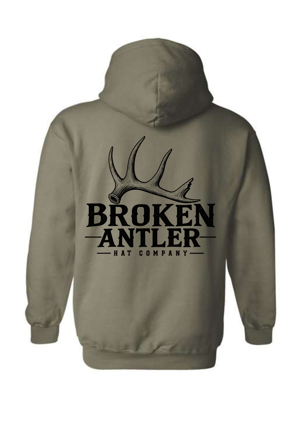 Broken Antler Hat Co.- Broken Antler Hooded Sweatshirt