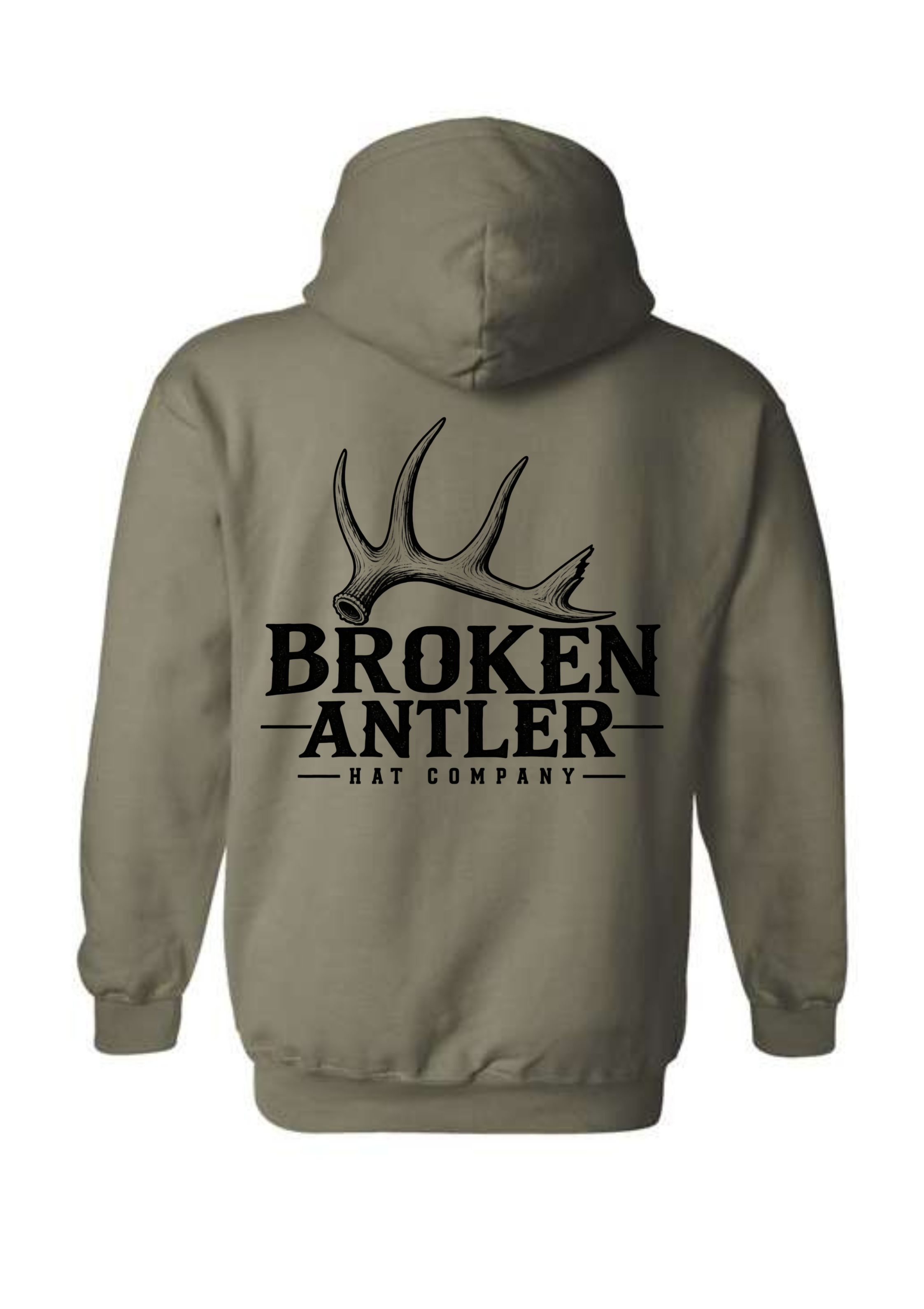Broken Antler Hat Co.- Broken Antler Hooded Sweatshirt