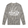 Broken Antler Hat Co.- Broken Antler Long Sleeve Shirt Mossy Oak Bottomland / White