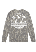 Broken Antler Hat Co.- Cattails Long Sleeve Shirt Mossy Oak Bottomland / White