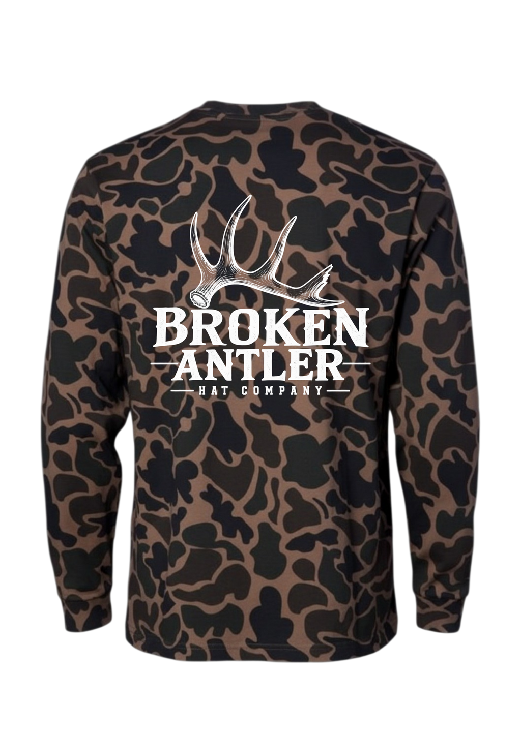 Broken Antler Hat Co.- Broken Antler Long Sleeve Old School Duck Camo