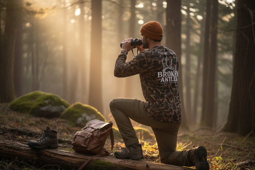 Broken Antler Hat Co.- Broken Antler Long Sleeve Old School Duck Camo