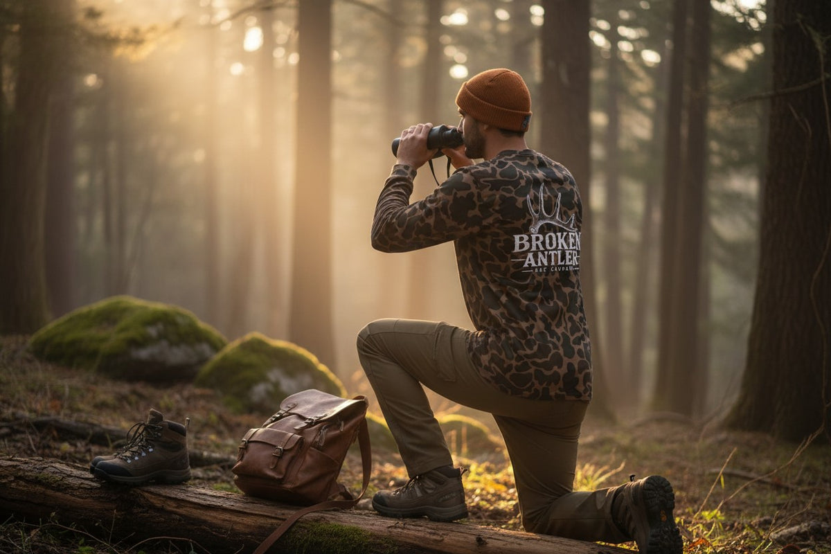 Broken Antler Hat Co.- Broken Antler Long Sleeve Old School Duck Camo