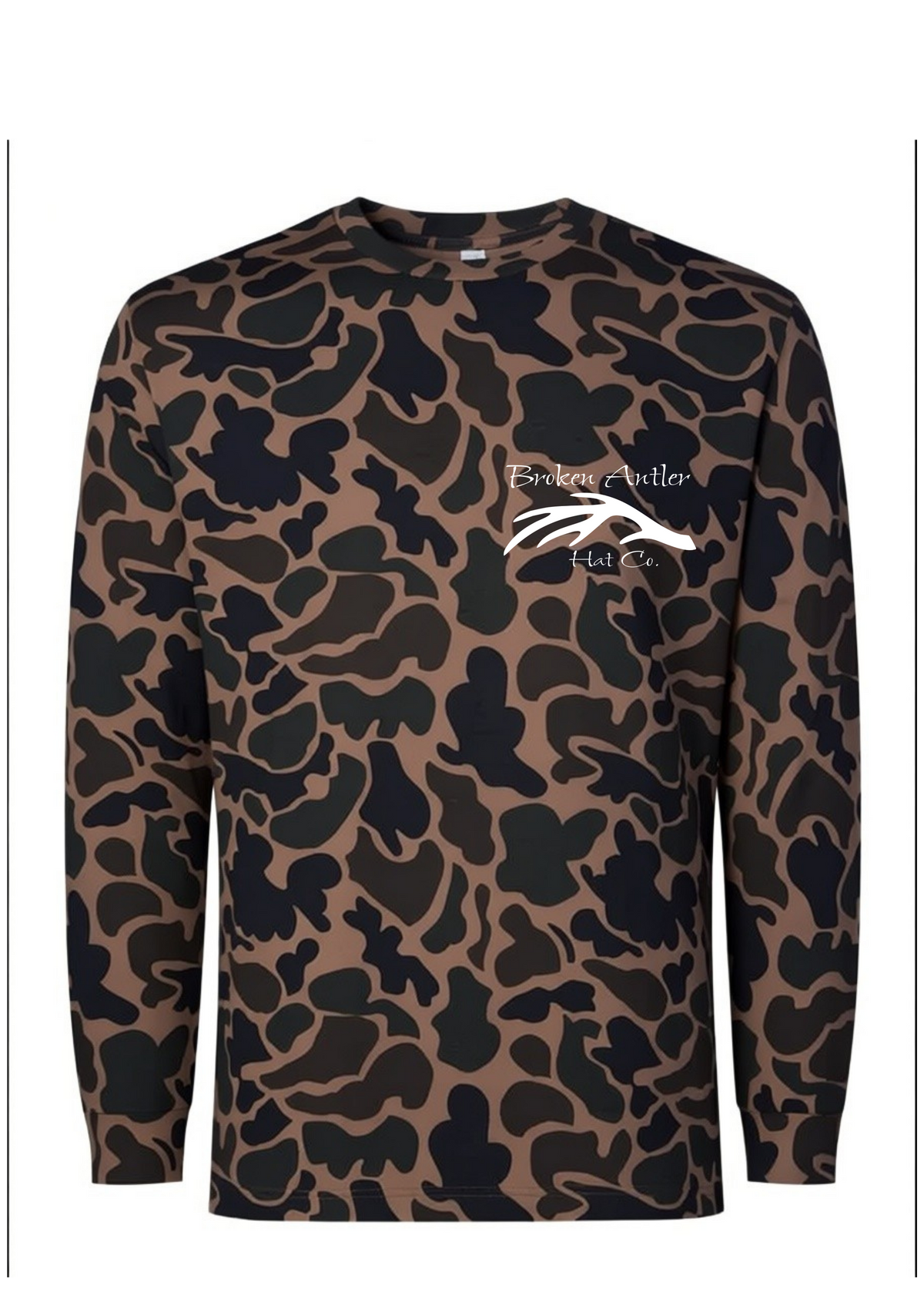 Broken Antler Hat Co.- Broken Antler Long Sleeve Old School Duck Camo