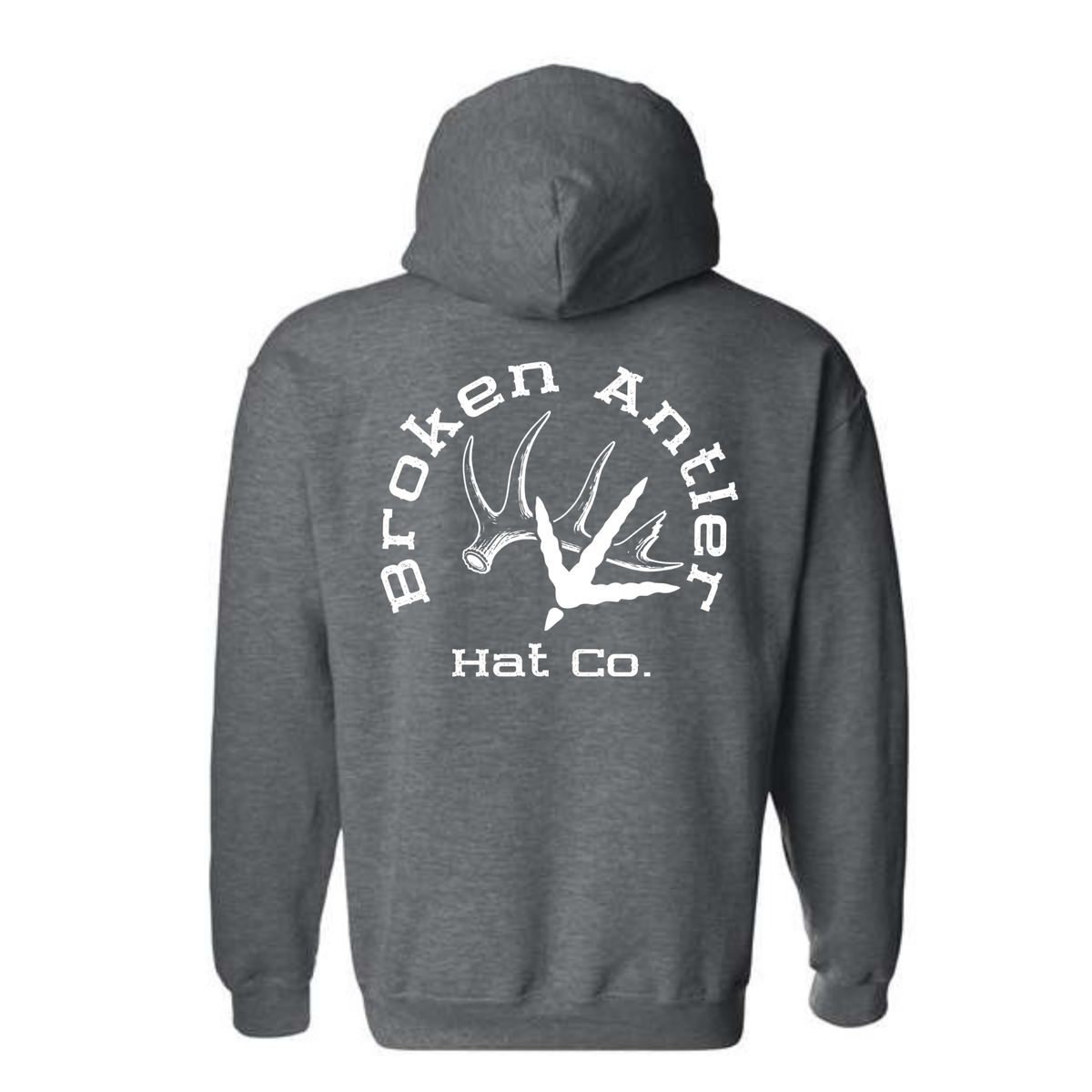 Broken Antler Hat Co.- Antler & Tracks Hooded Sweatshirt