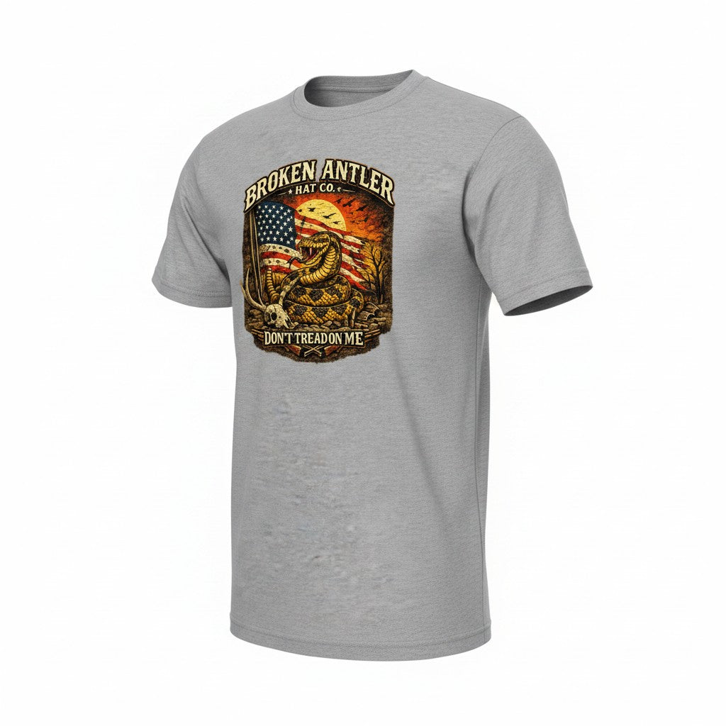 Broken Antler Hat Co.- Don't Tread On Me Shirt Front