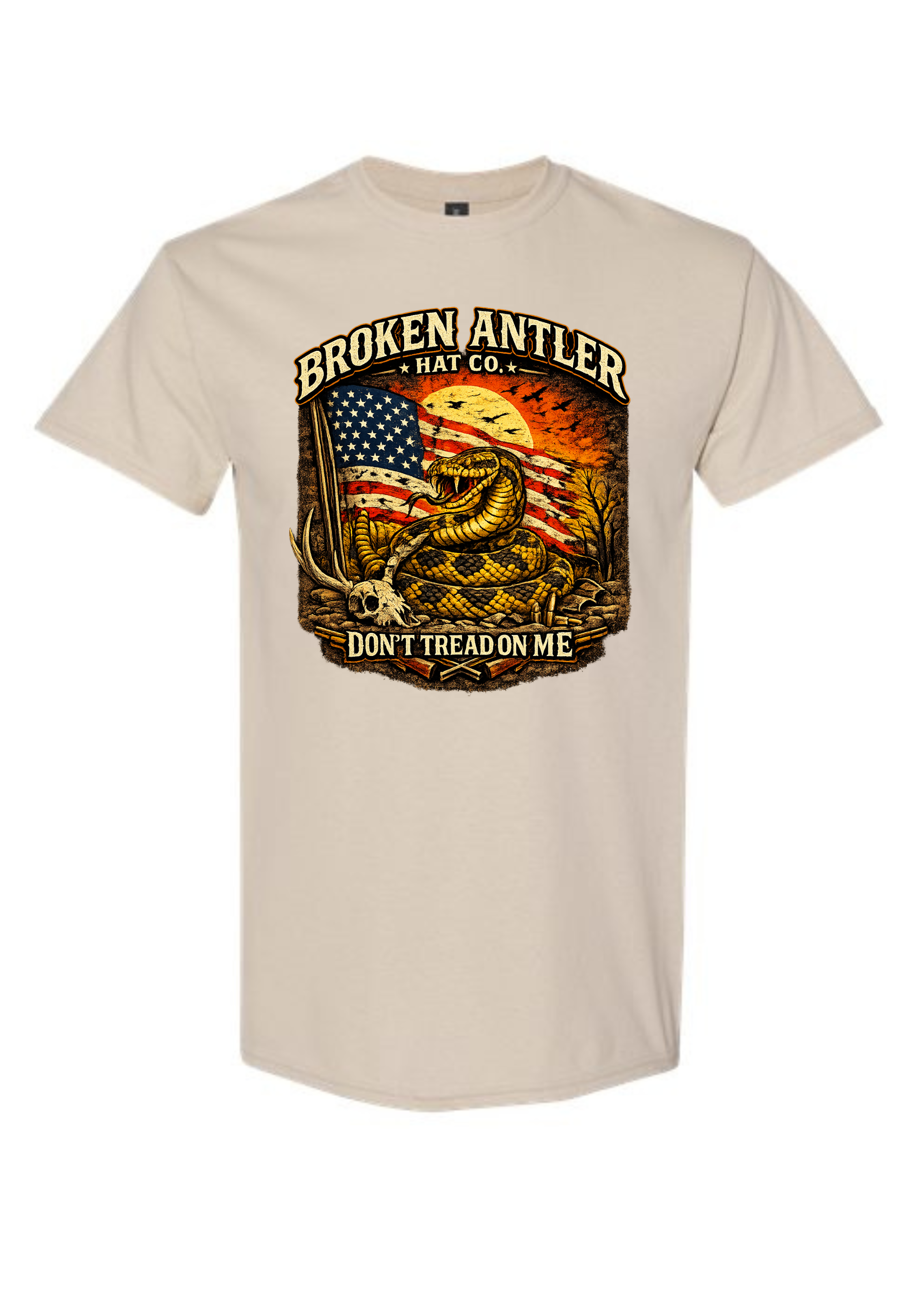 Broken Antler Hat Co.- Don't Tread On Me Shirt Front