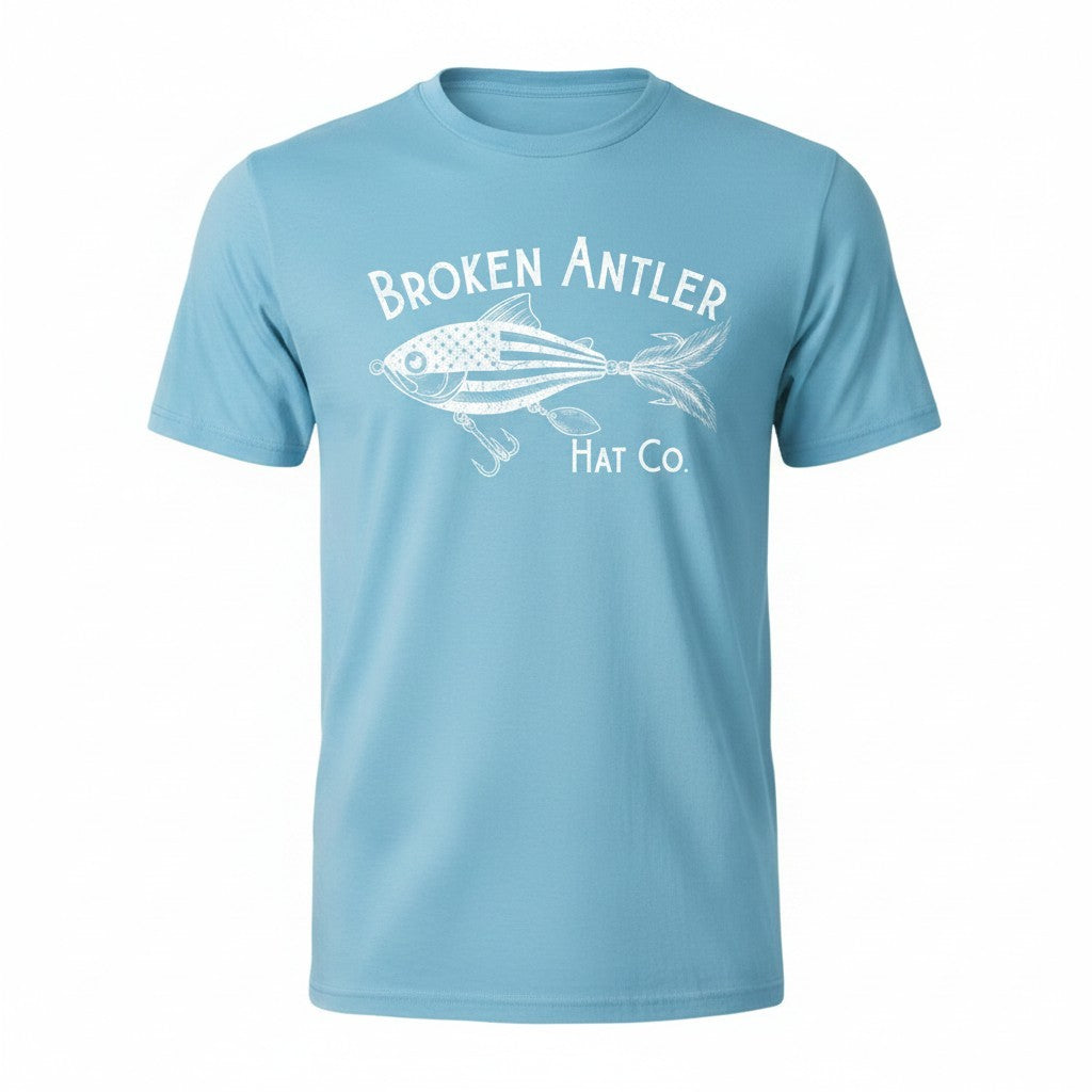 Broken Antler Hat Co.- The USA Lure Shirt Front