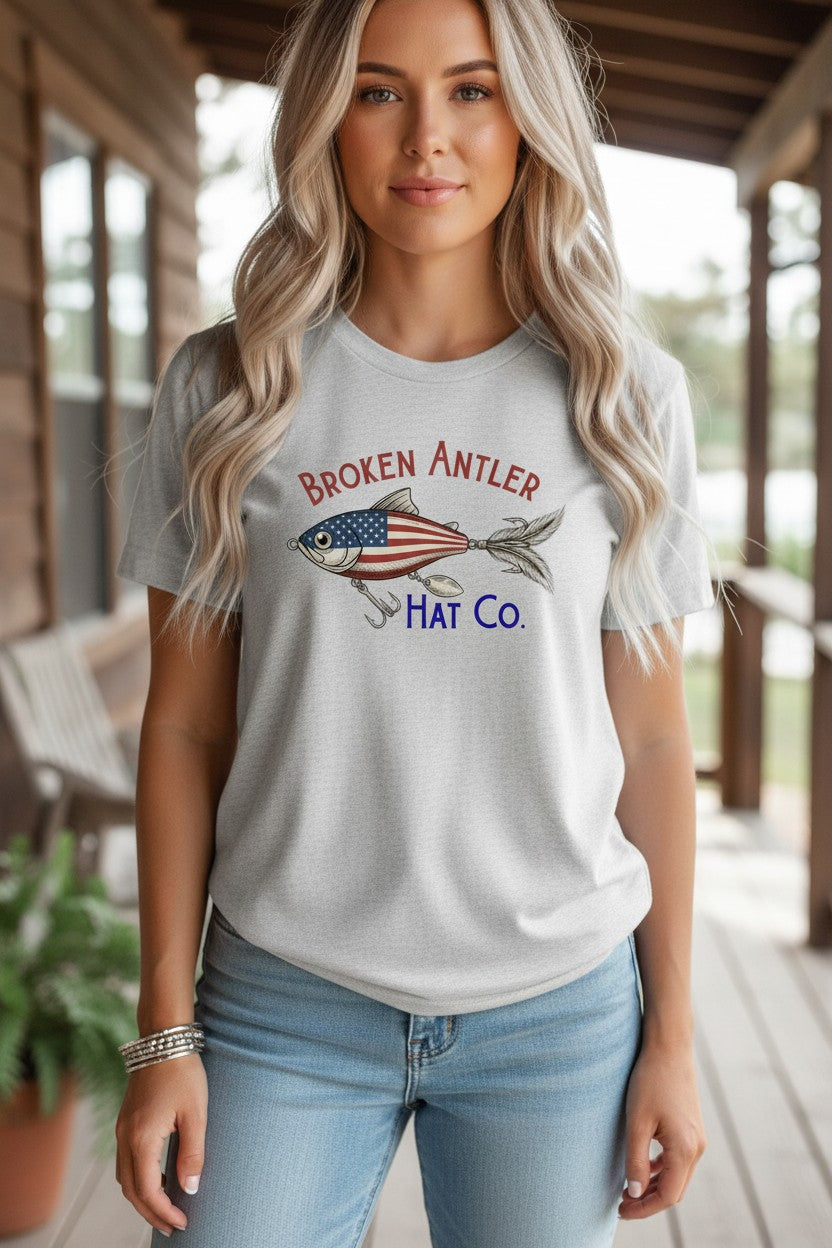 Broken Antler Hat Co - USA Lure Red, White, & Blue