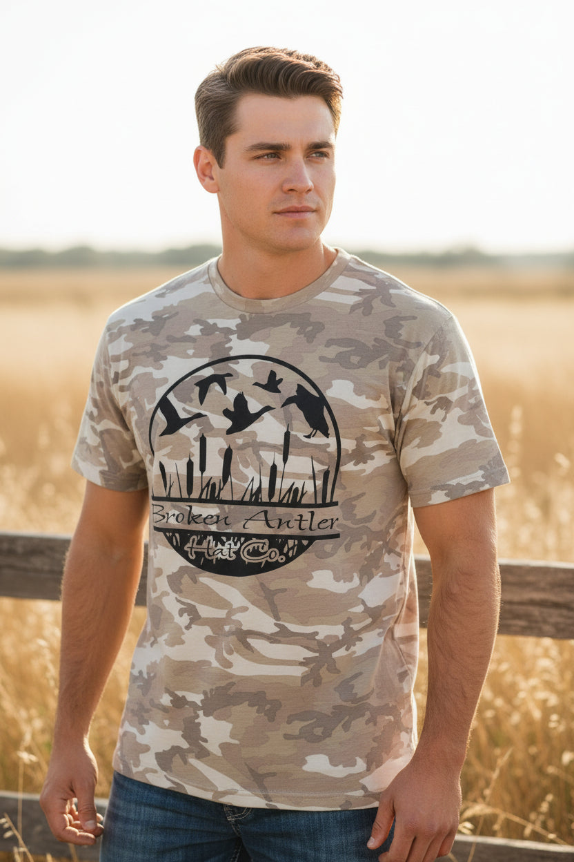 Broken Antler Hat Co.- The Cattails Shirts Front