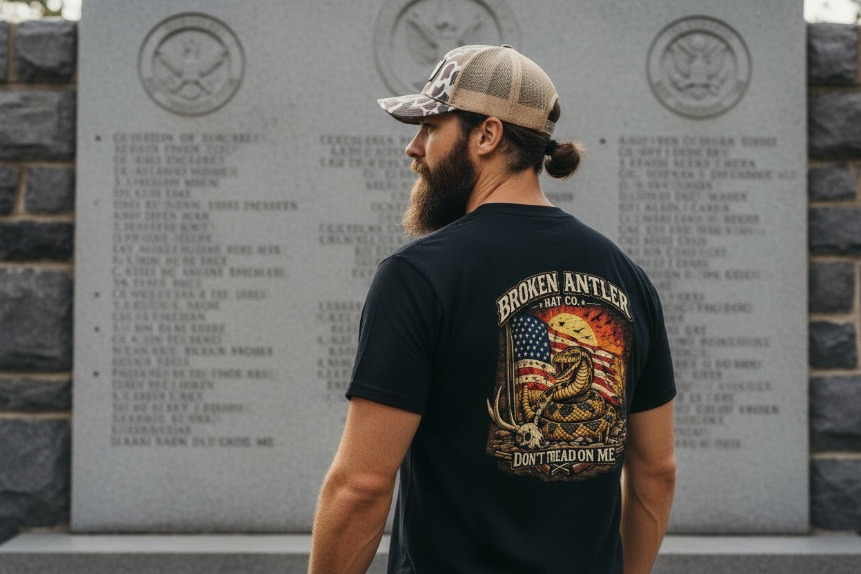 Broken Antler Hat Co.- Don't Tread On Me Shirt